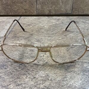National by Marcolin Commander 450 Gold Aviator Eyeglass Frames 56-16-143-45mm